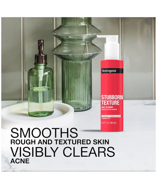 Neutrogena Stubborn Texture Acne Cleanser For Textured Skin 186Ml