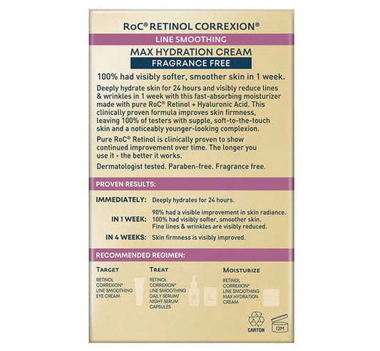 RoC Retinol Correxion Line Smoothing Max Hydration Cream 48g
