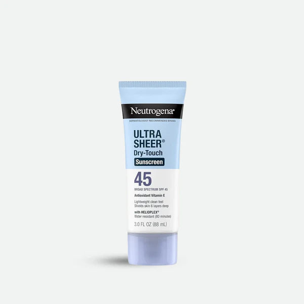 Neutrogena Ultra Sheer Dry-Touch Sunscreen SPF 45 – Lightweight UV Protection