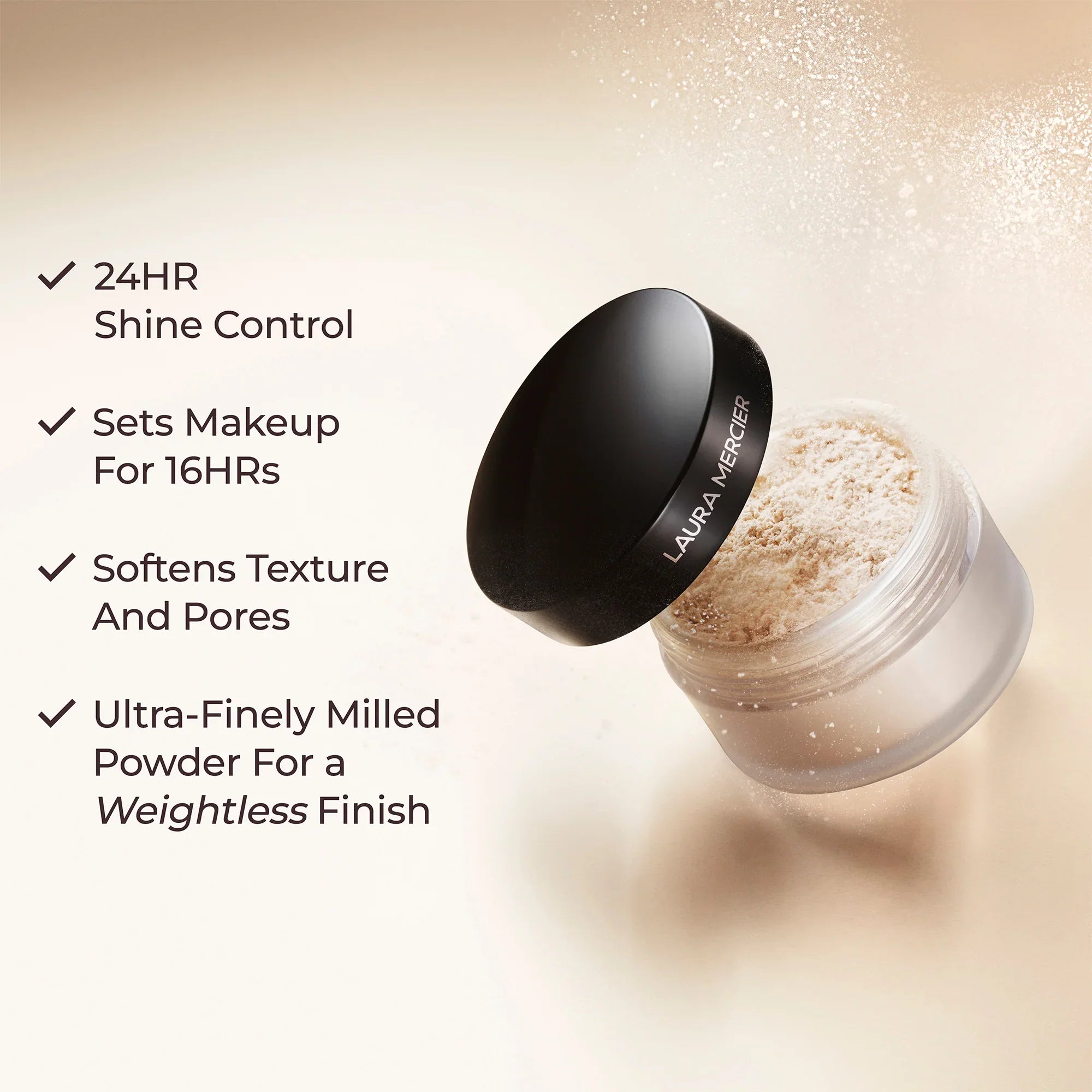 Laura Mercier Translucent Loose Setting Powder – Flawless Matte Finish