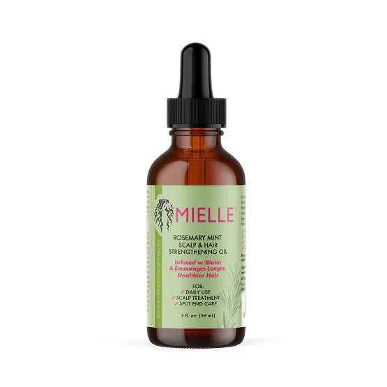 Mielle Rosemary Mint Scalp & Hair Strengthening Oil (59ml) – Stronger, Healthier Hair