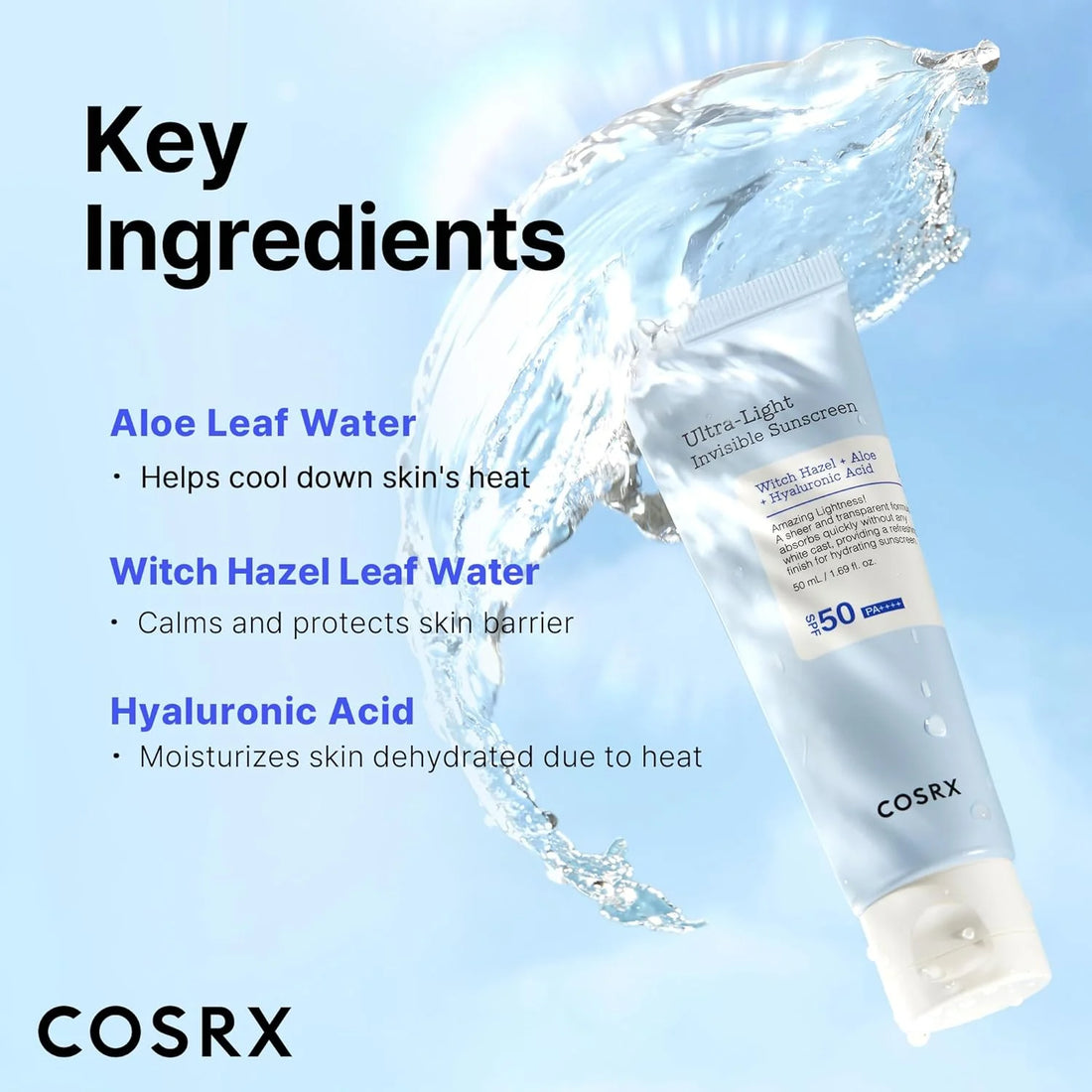 COSRX Ultra Light Sunscreen SPF50+ 50ml
