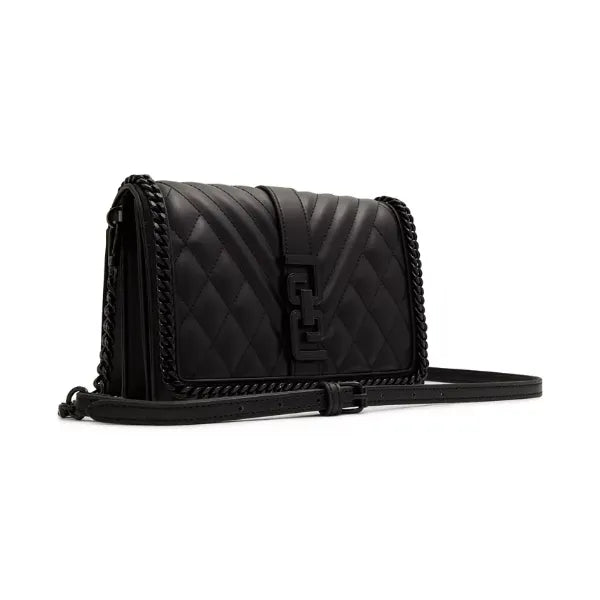 ALDO Baussey Medium Crossbody Bag – Stylish Black Synthetic Handbag for Women