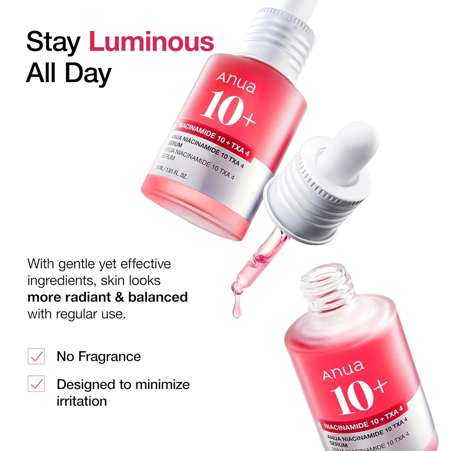 Anua Niacinamide 10% + TXA 4% Serum 30ml - MANSH