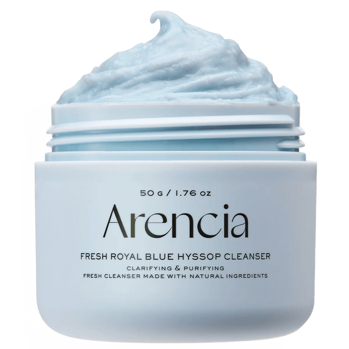 Arencia Fresh Blue Hyssop Rice Mochi Cleanser 50ml - MANSH