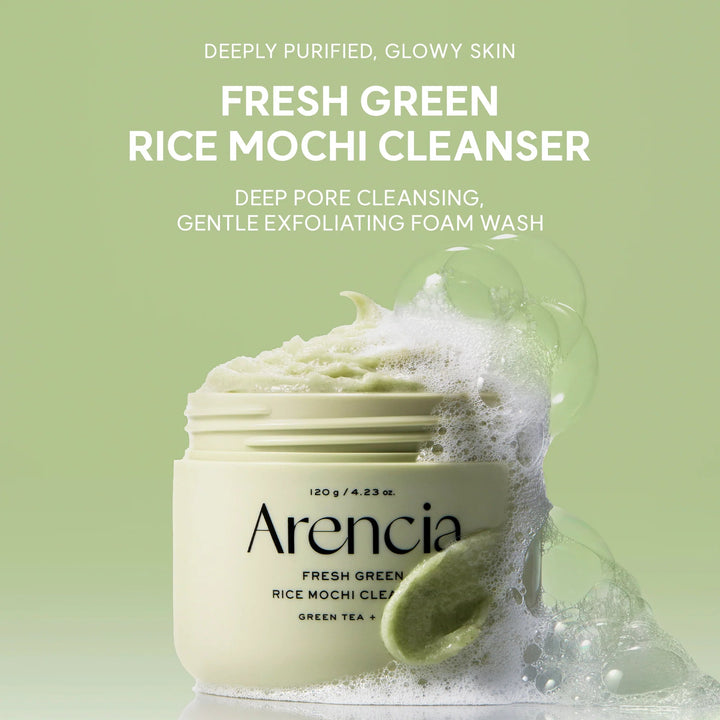 Arencia Fresh Green Rice Mochi Cleanser 120g - MANSH
