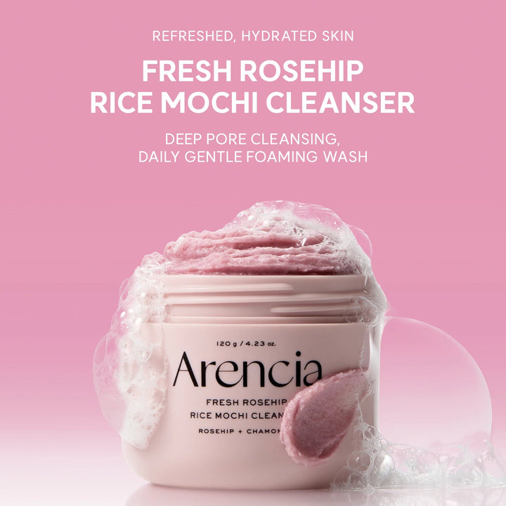 Arencia Fresh Royal Rosehip Rice Mochi Cleanser 120g - MANSH