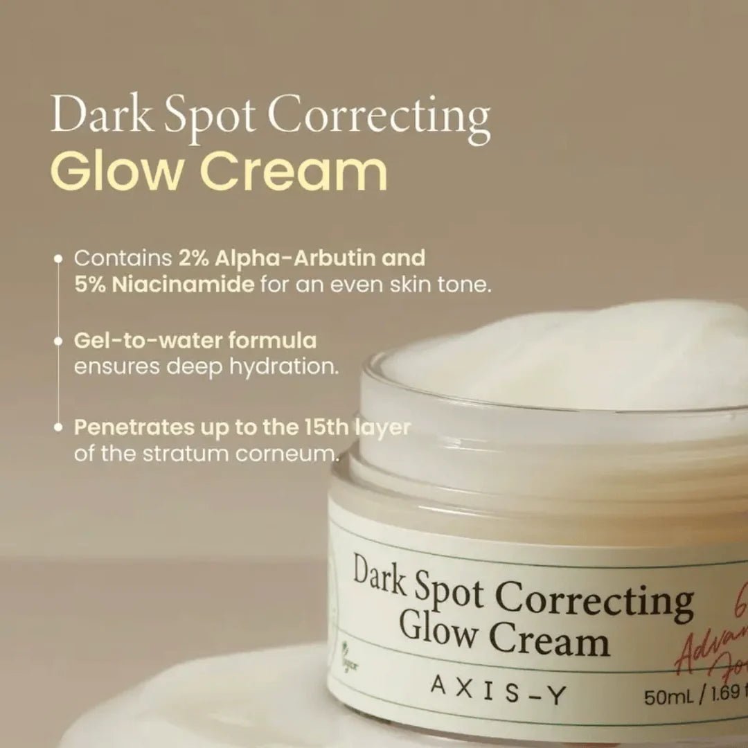Axis-Y Dark Spot Correcting Glow Cream 50ml - MANSH