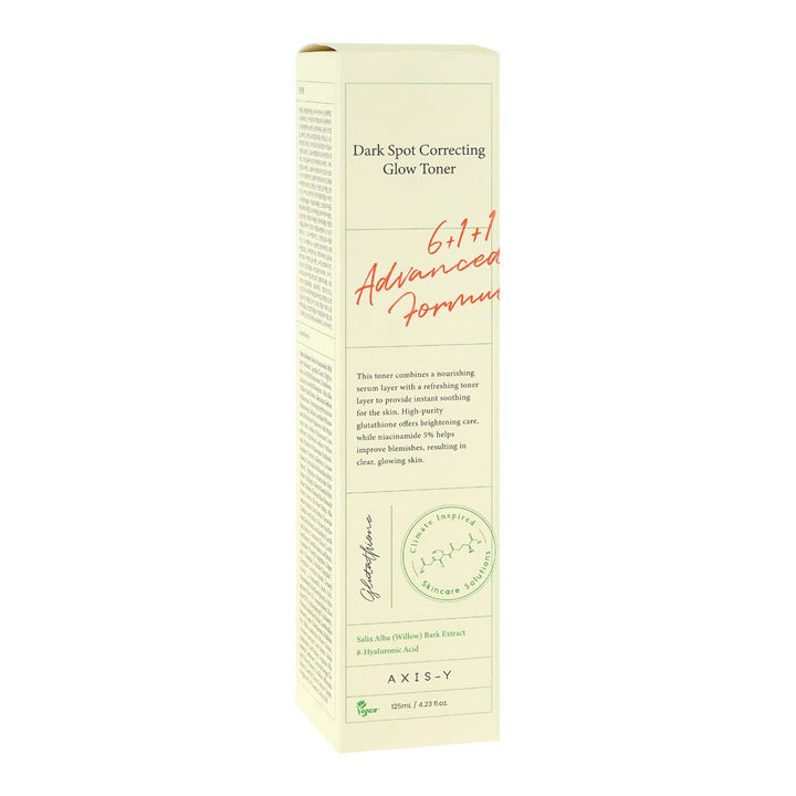 Axis-Y Dark Spot Correcting Glow Toner 125ml - MANSH