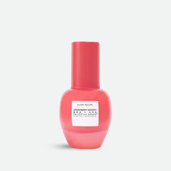 Glow Recipe Strawberry Smooth BHA + AHA Serum 30ml – Clear, Smooth Skin