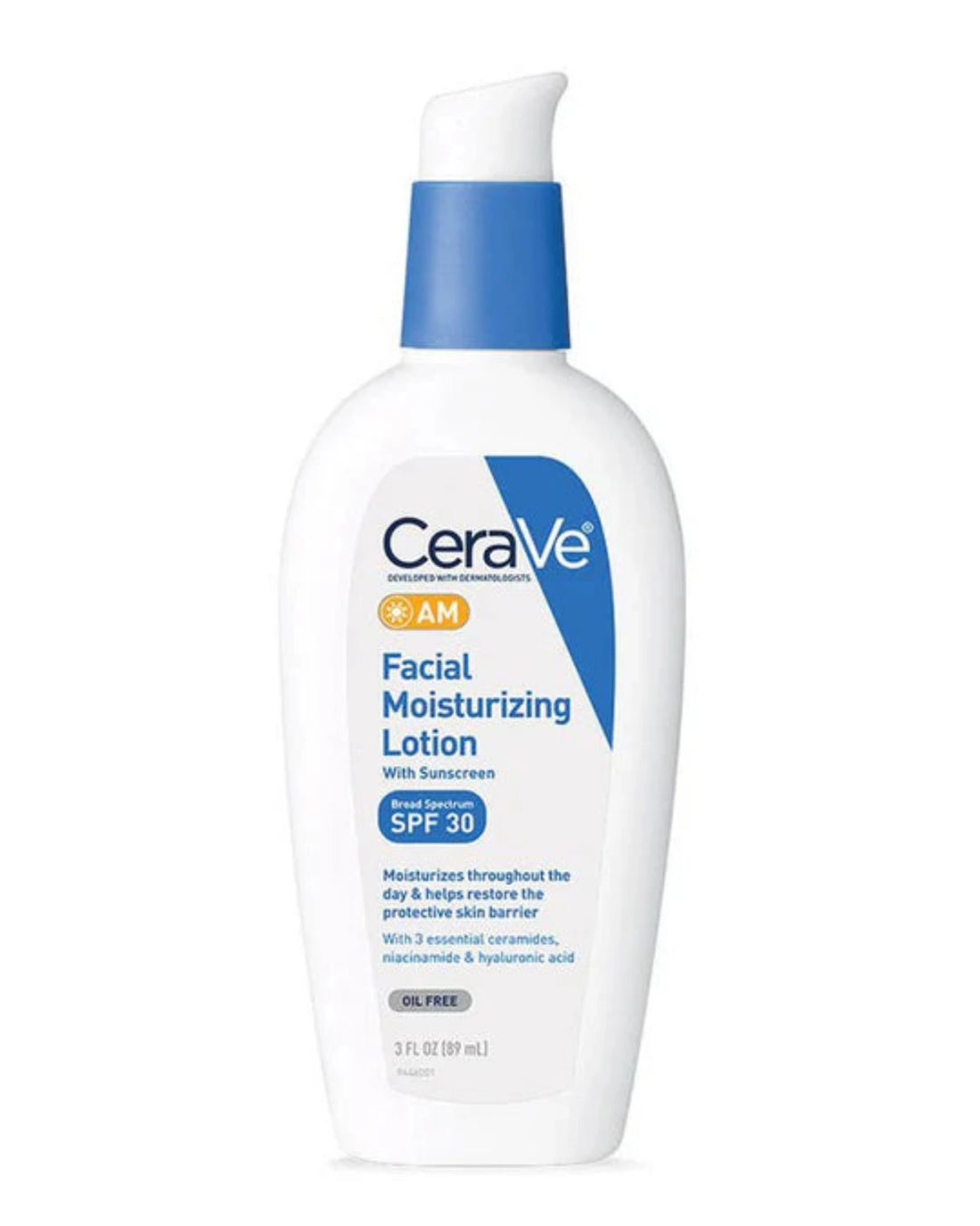 CeraVe AM Facial Moisturizing Lotion with Sunscreen 89ml day moisturizer