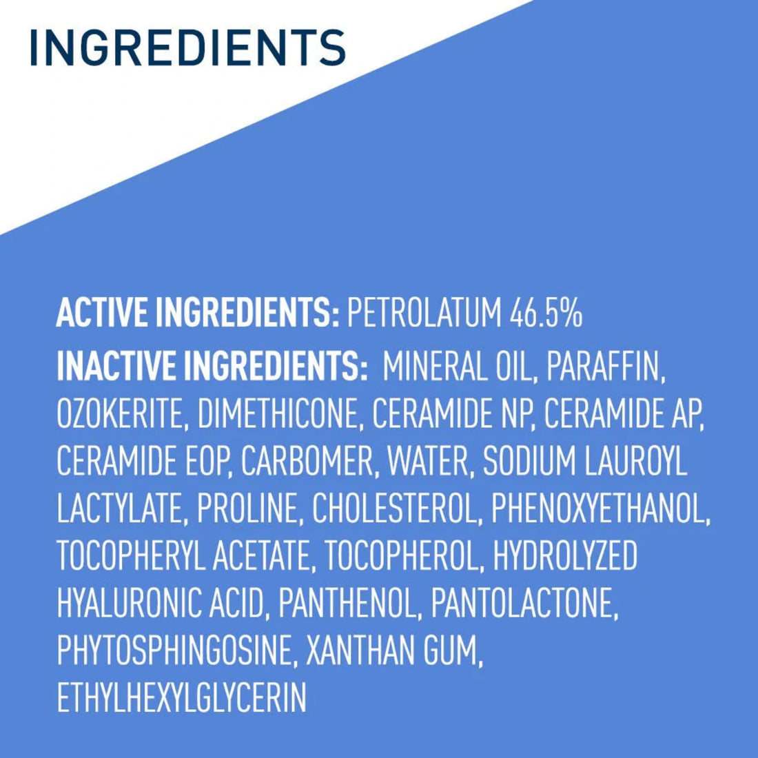 CeraVe Baby Healing Ointment 85g
ingredients
