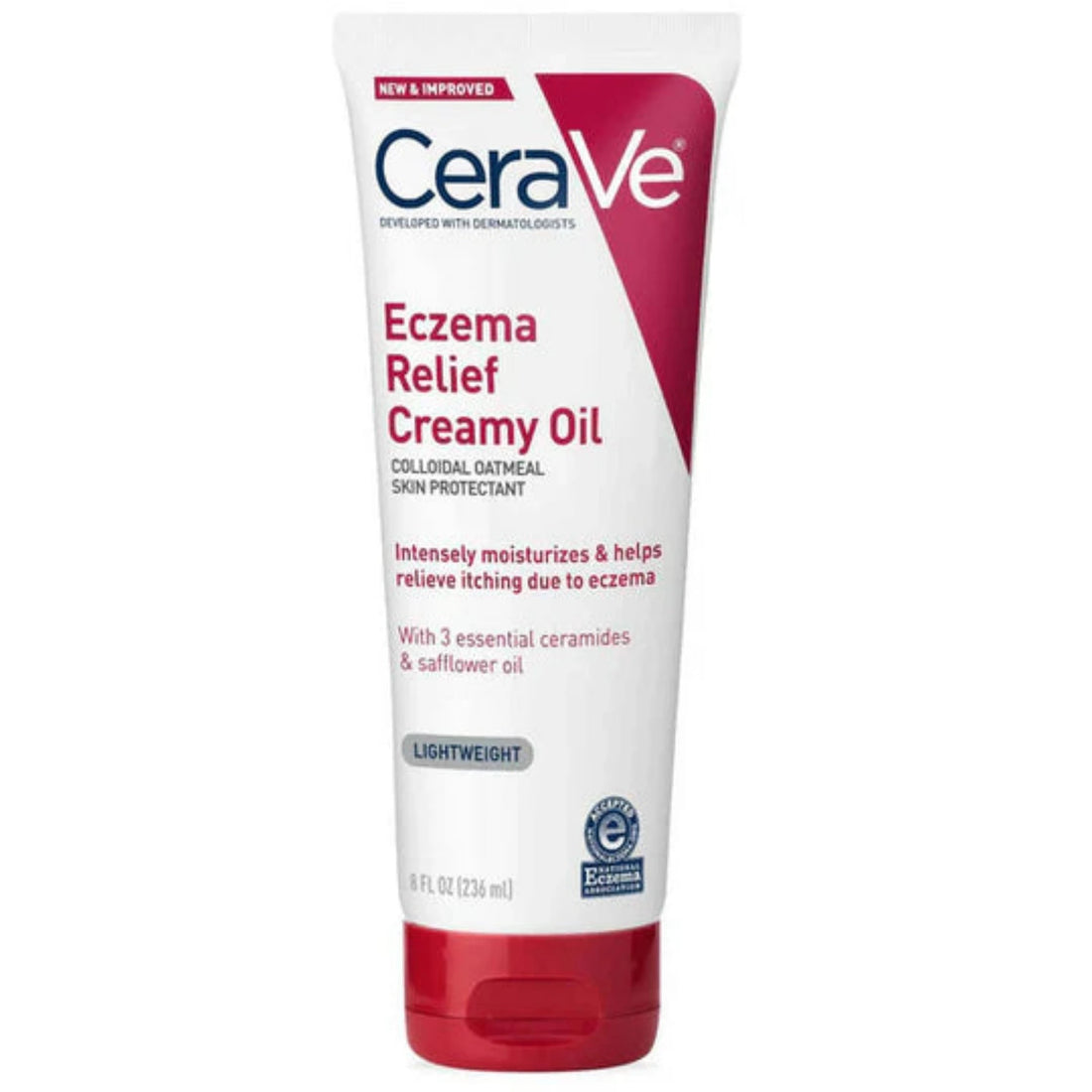 Cerave Eczema Relief Creamy Oil 8Oz/236ml moisturizer for eczema prone skin