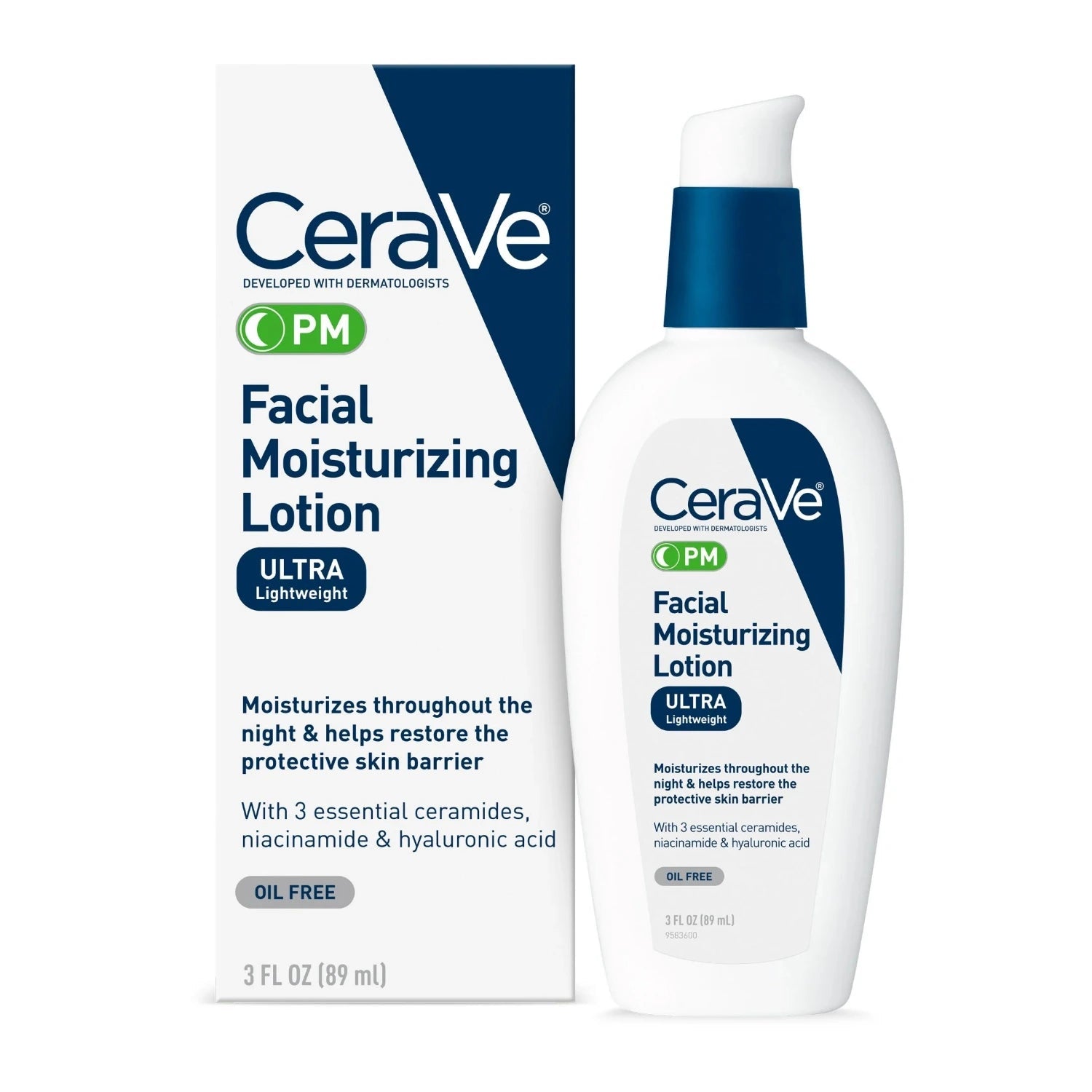 CeraVe Facial Moisturizing Lotion PM 89ml - MANSH