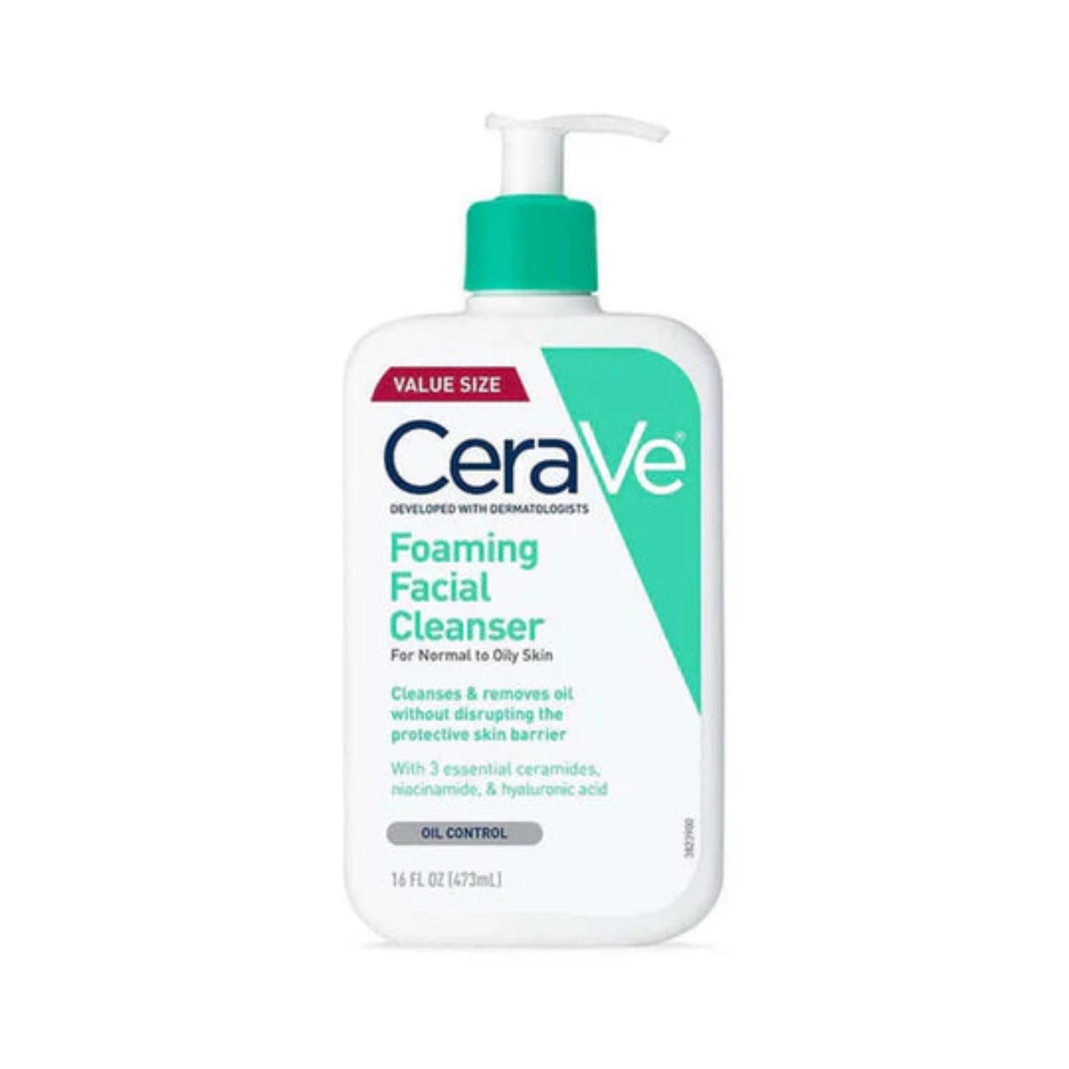 Cerave Foaming Facial Cleanser 473ml facial cleanser for normal to oily skin
