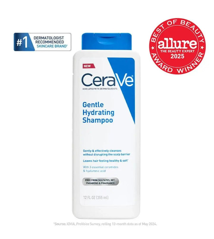 CeraVe Gentle Hydrating Shampoo 355ml – Nourishing Daily Cleanse - MANSH