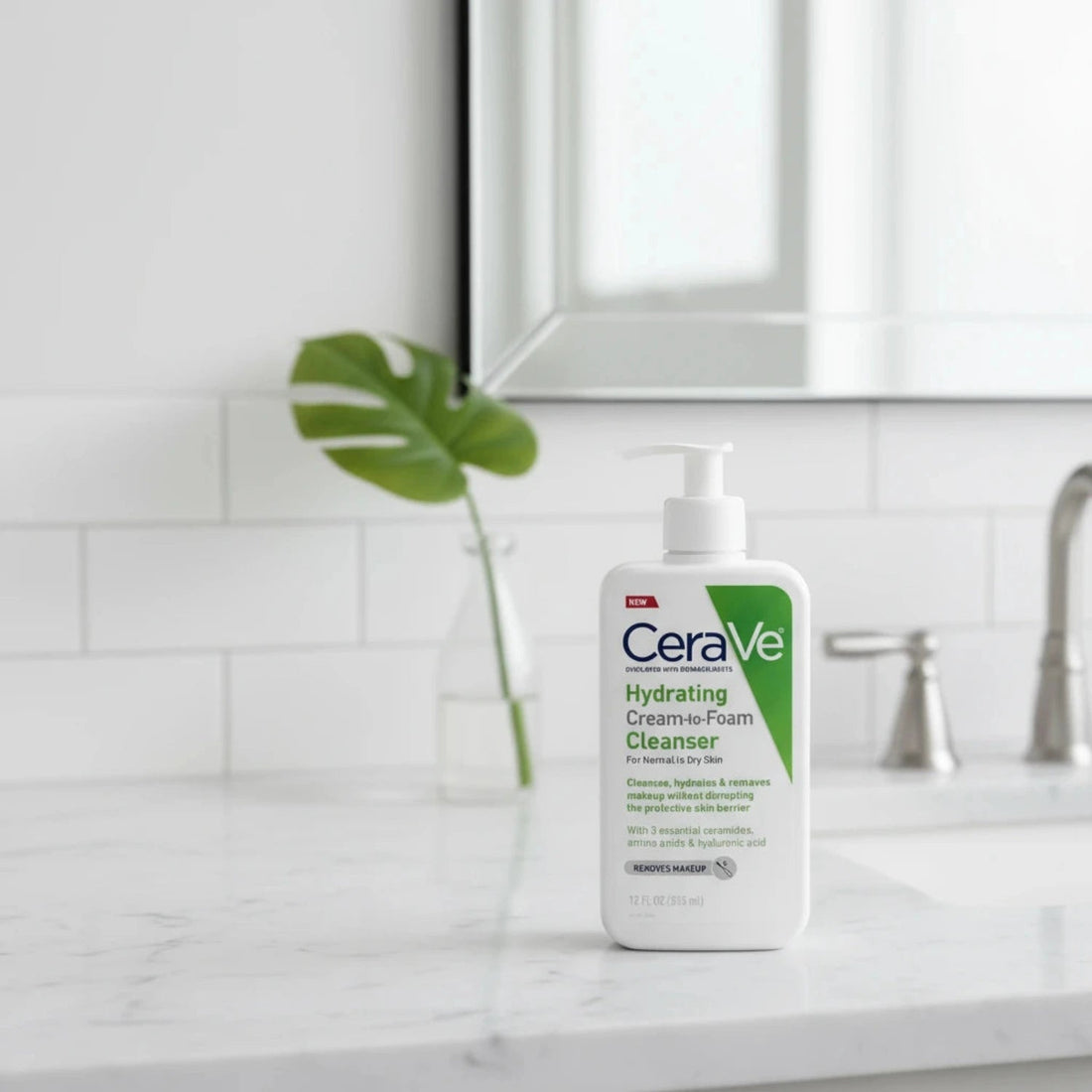 CeraVe Hydrating Cream to Foam Cleanser - MANSH