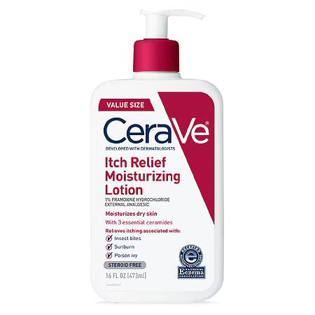 CeraVe Itch Relief Moisturizing Lotion moisturizer for eczema prone skin