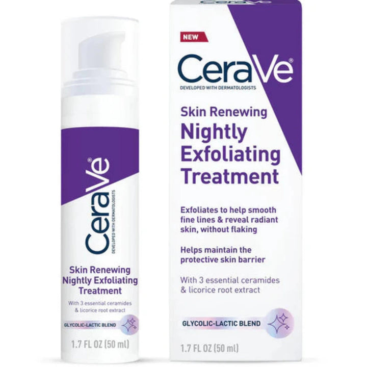 CeraVe Skin Renewing Nightly Exfoliating Treatment 50ml - MANSH