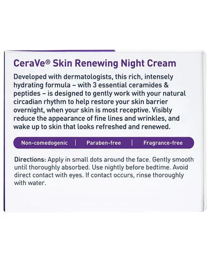 CeraVe Skin Renewing Night Cream with Peptide Complex (48g)