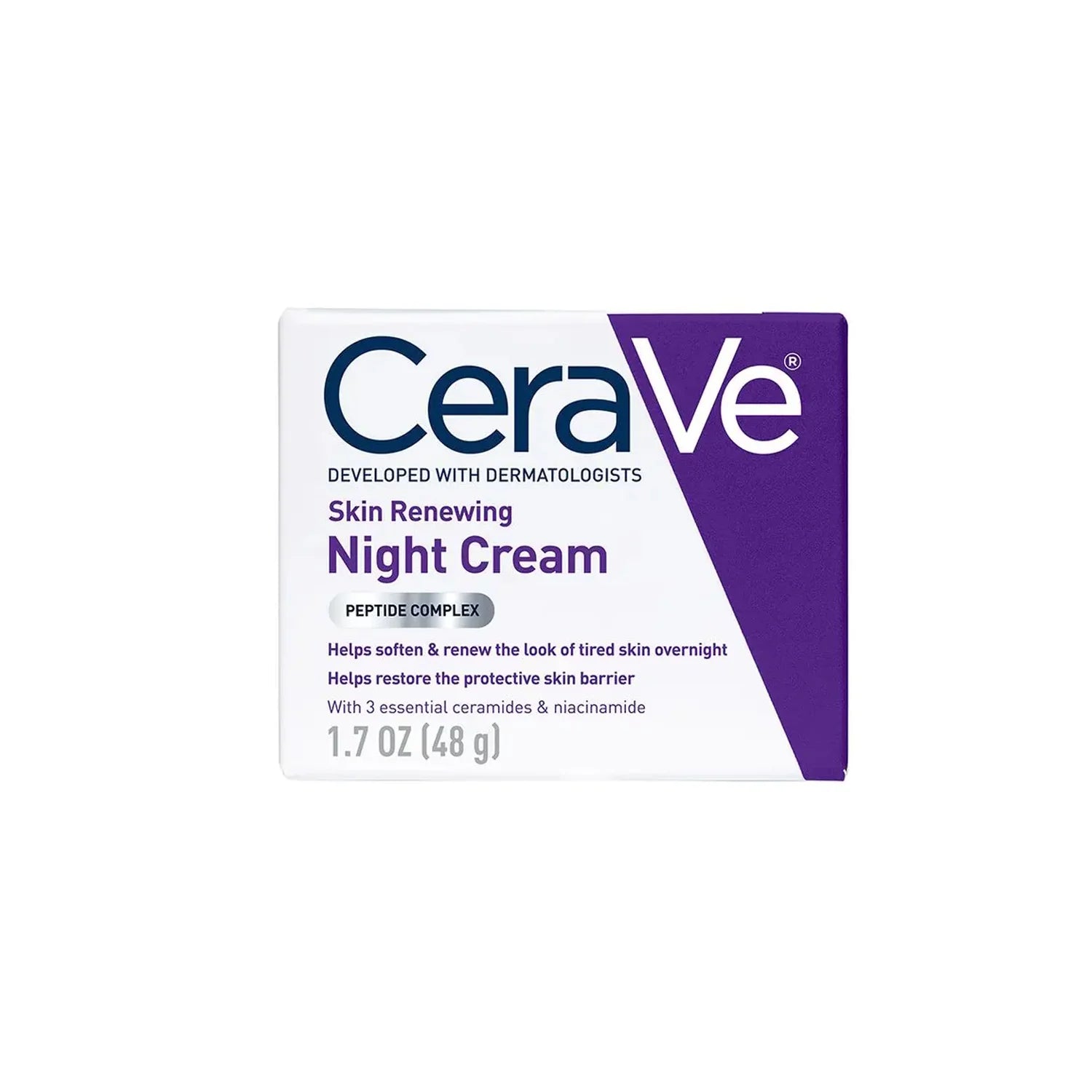 CeraVe Skin Renewing Night Cream with Peptide Complex (48g)