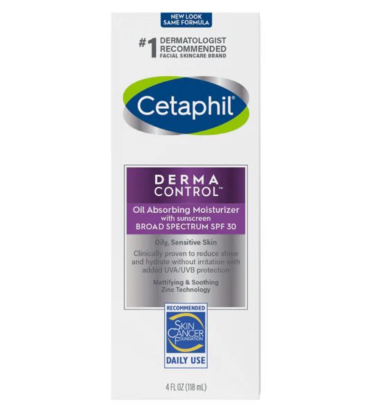 Cetaphil DermaControl Oil Absorbing Moisturizer SPF 30 118ml - MANSH