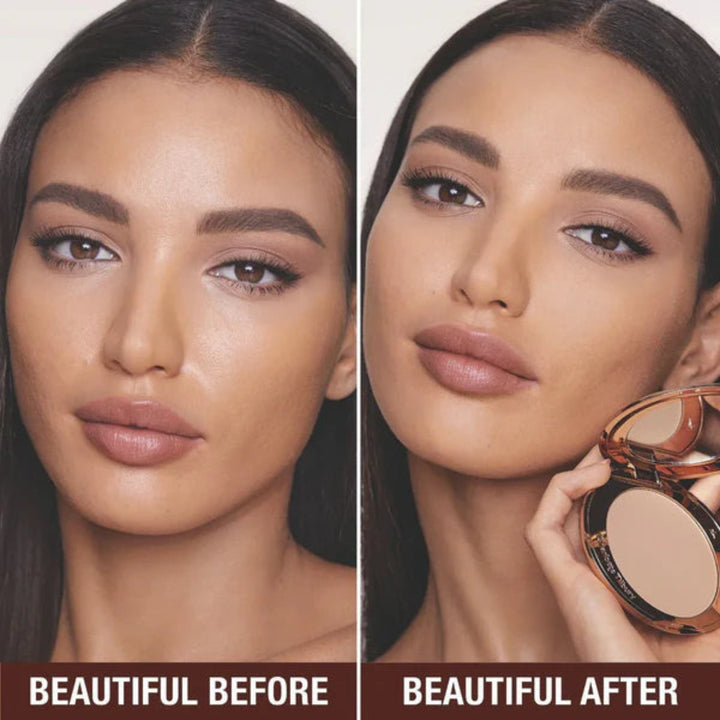 Charlotte Tilbury Airbrush Flawless Finish Micro Powder – Smooth Matte Compact - MANSH