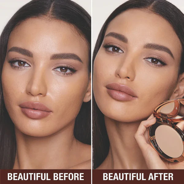 Charlotte Tilbury Airbrush Flawless Finish Micro Powder – Smooth Matte Compact