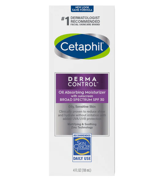 Cetaphil DermaControl Oil Absorbing Moisturizer SPF 30 118ml