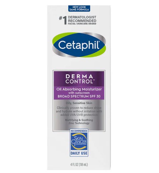 Cetaphil DermaControl Oil Absorbing Moisturizer SPF 30 118ml