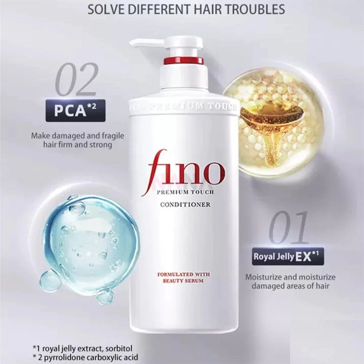Shiseido Premium Touch Conditioner 550ml – Deep Moisturizing & Repair Conditioner for Smooth, Silky Hair