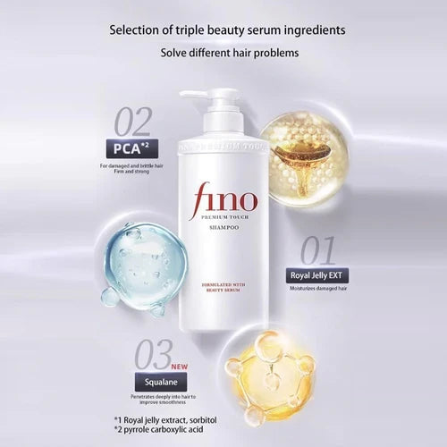 Shiseido Premium Touch Shampoo 550ml – Moisturizing & Repairing Shampoo for Smooth, Healthy Hair