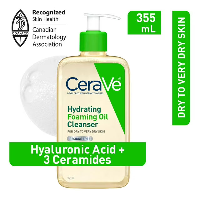CeraVe Hydrating Foaming Oil Cleanser 355ml