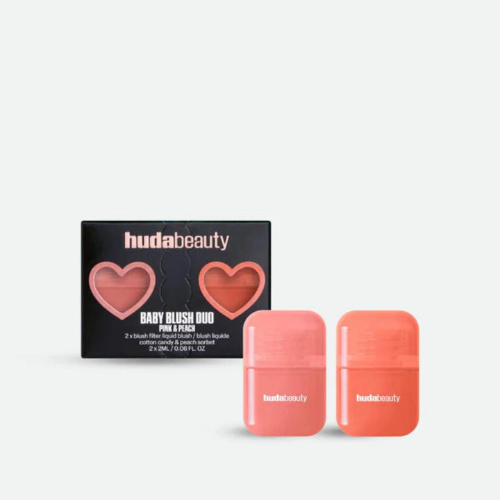 Huda Beauty Baby Blush Duo Pink And Peach - MANSH