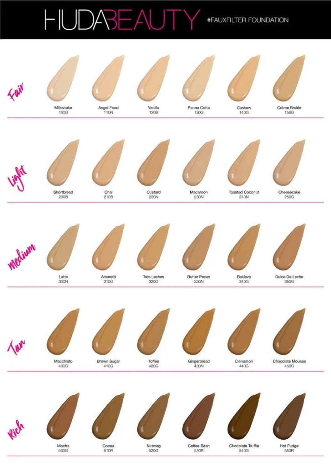 Huda Beauty Faux Filter Luminous Matte Foundation – Flawless Full Coverage - MANSH