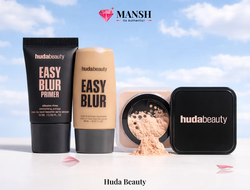 Mnash Store Huda Beauty Banner Showing Products