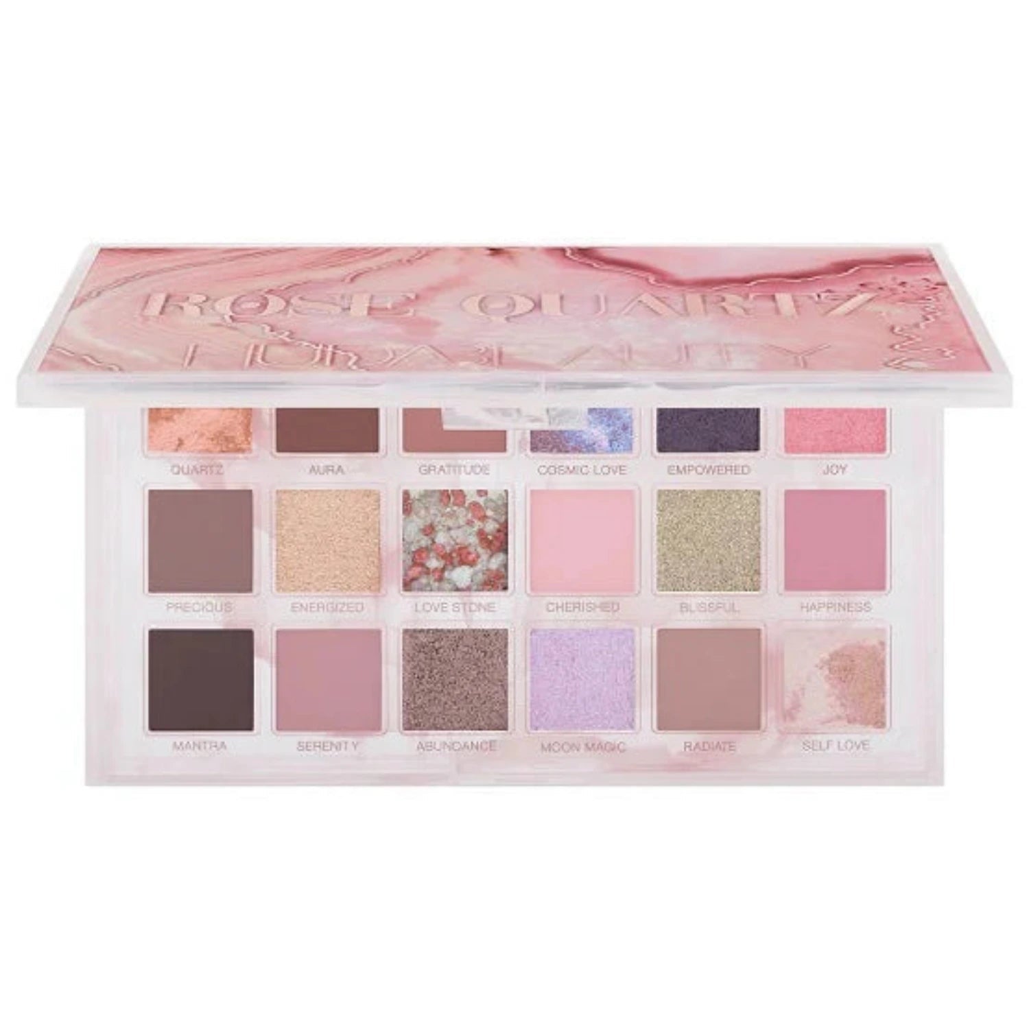 Huda Beauty Rose Quartz Eyeshadow Palette - MANSH