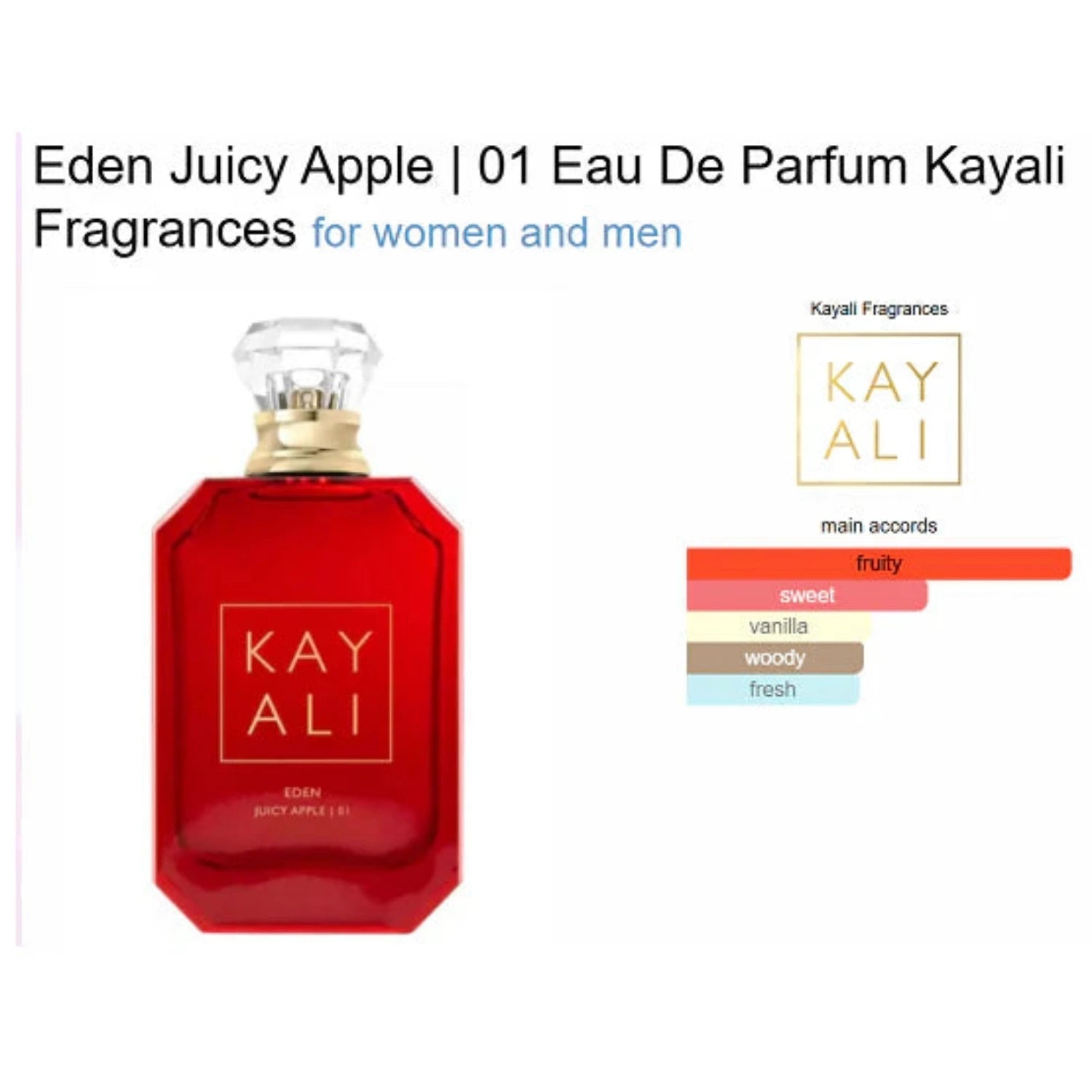 KAYALI Eden Juicy Apple | 01 Eau de Parfum – 100ml - MANSH