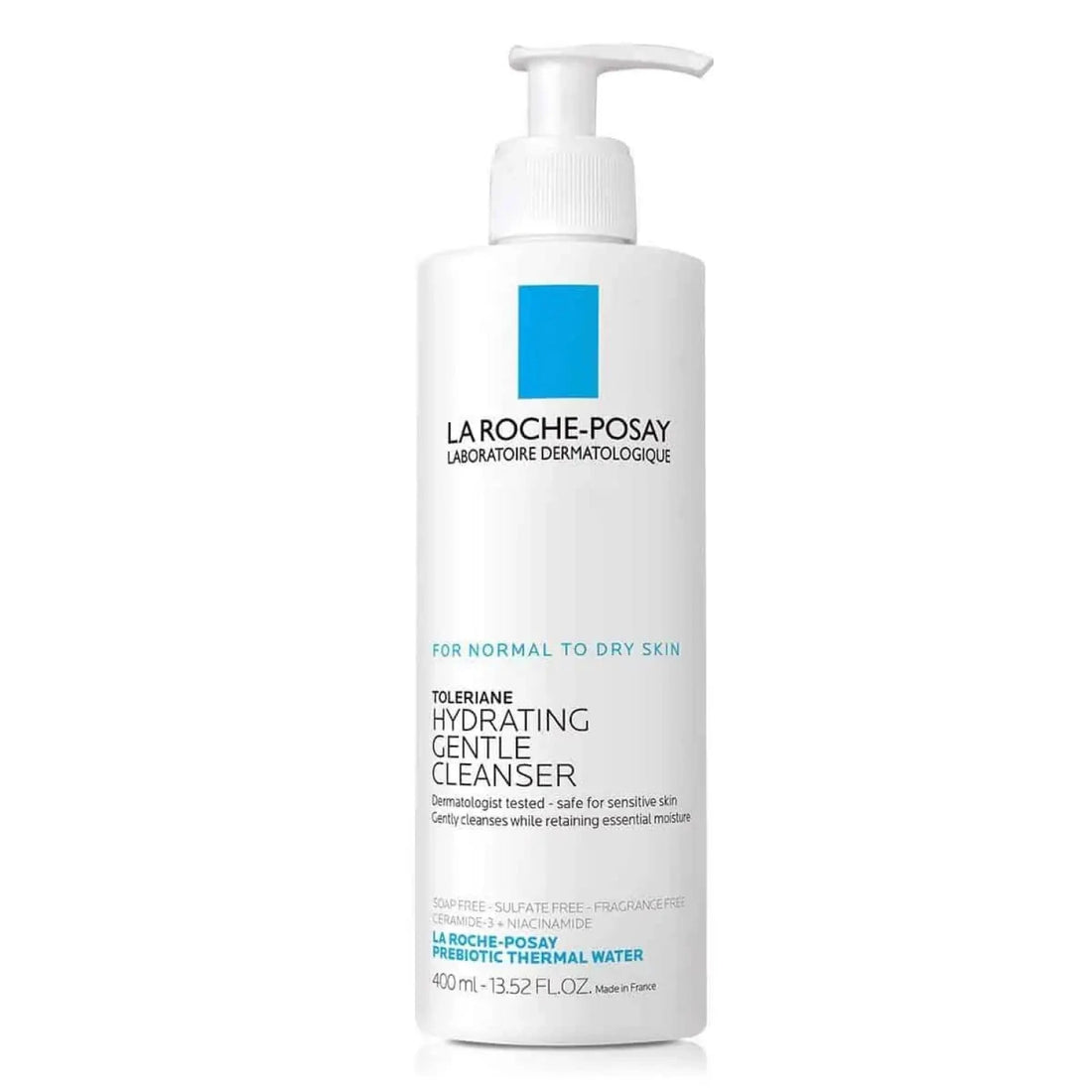 La Roche-Posay Hydrating Gentle Cleanser 400ml facial cleanser for normal to dry skin
