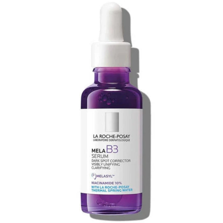 La roche posay MELA B3 DARK SPOT SERUM WITH MELASYL + NIACINAMIDE skincare serum for dark spots and correction