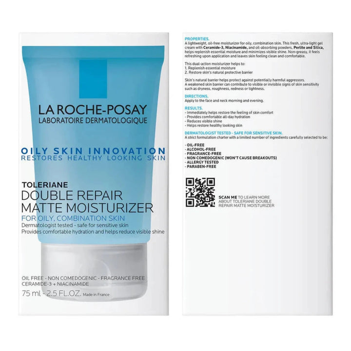 La Roche-Posay Toleriane Double Repair Matte Moisturizer 75ml moisturizer for oily and combination skin