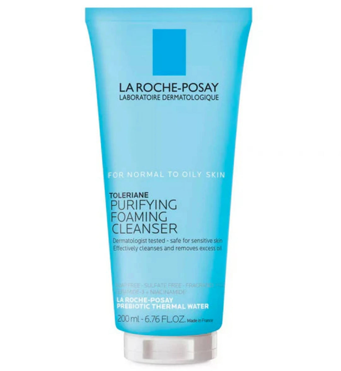 La Roche-Posay Toleriane Purifying Foaming Cleanser 200ml facial cleanser for oily skin and acne control
