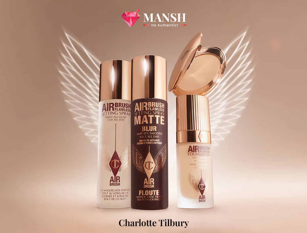 Mansh Store Charlotte Tilbury Brand Banner showing Products
