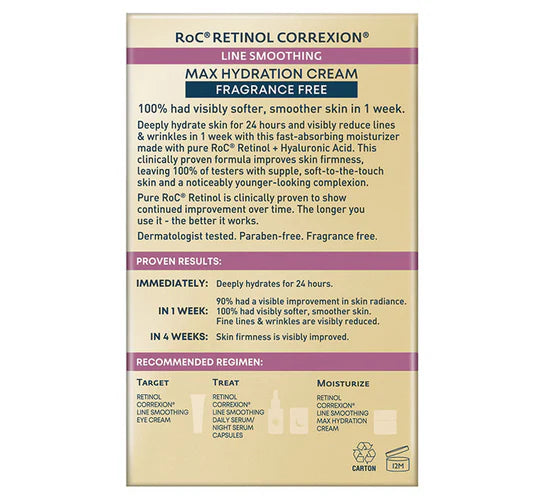 RoC Retinol Correxion Line Smoothing Max Hydration Cream 48g