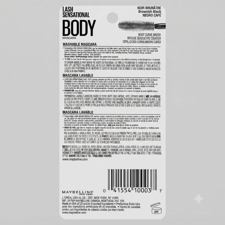 Maybelline Lash Sensational Body Mascara 90ml - MANSH