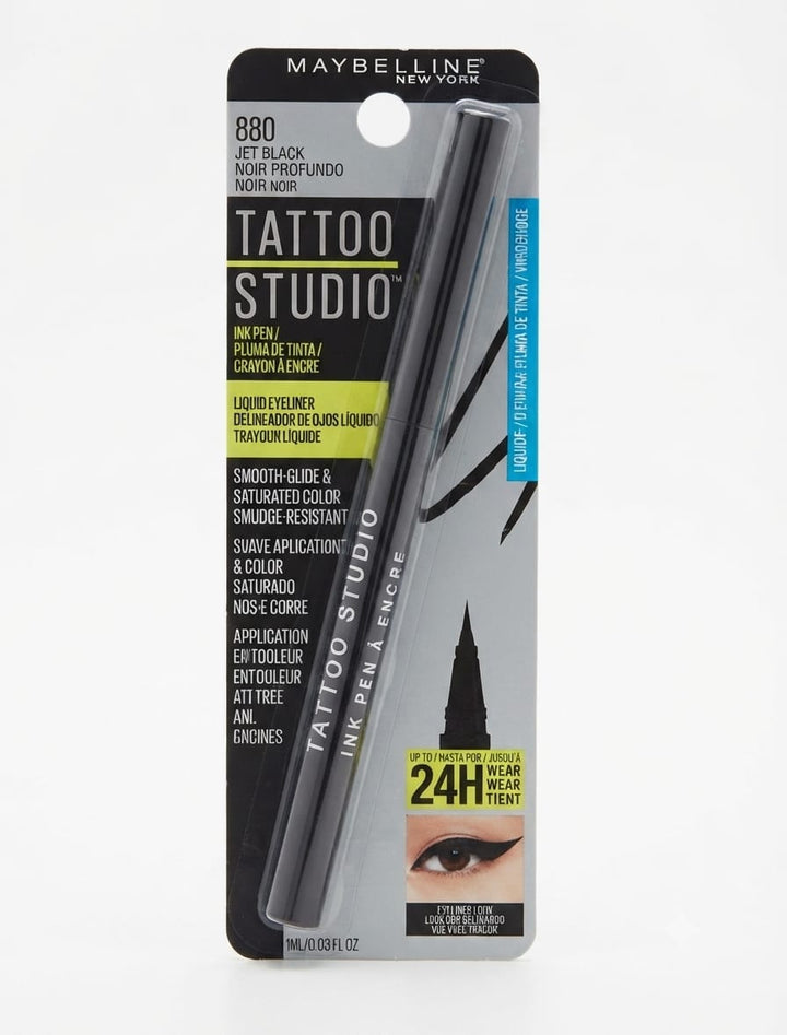 Maybelline Tattoo Studio Ink Pen 881 Matte Black - MANSH