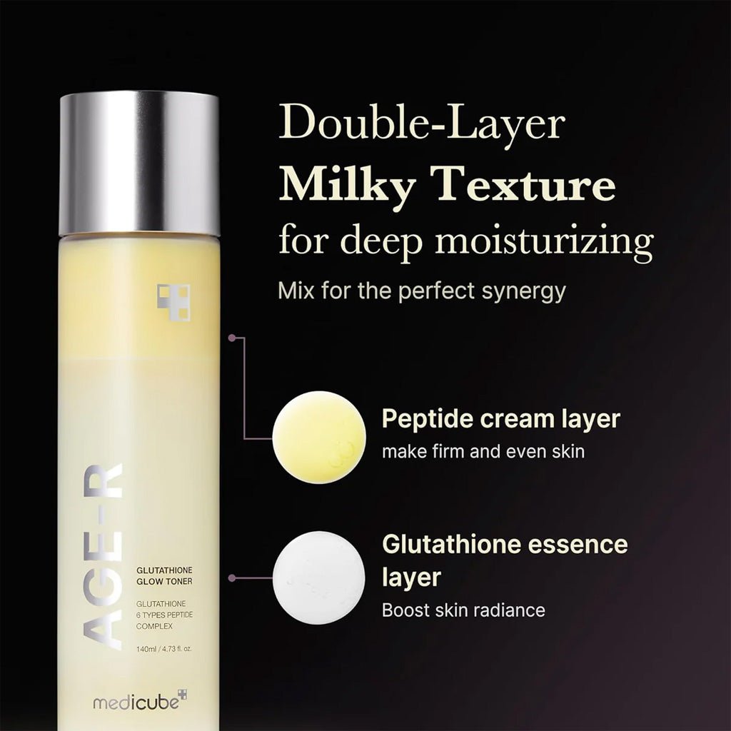 Medicube Age-R Glutathione Glow Toner 140ml - MANSH