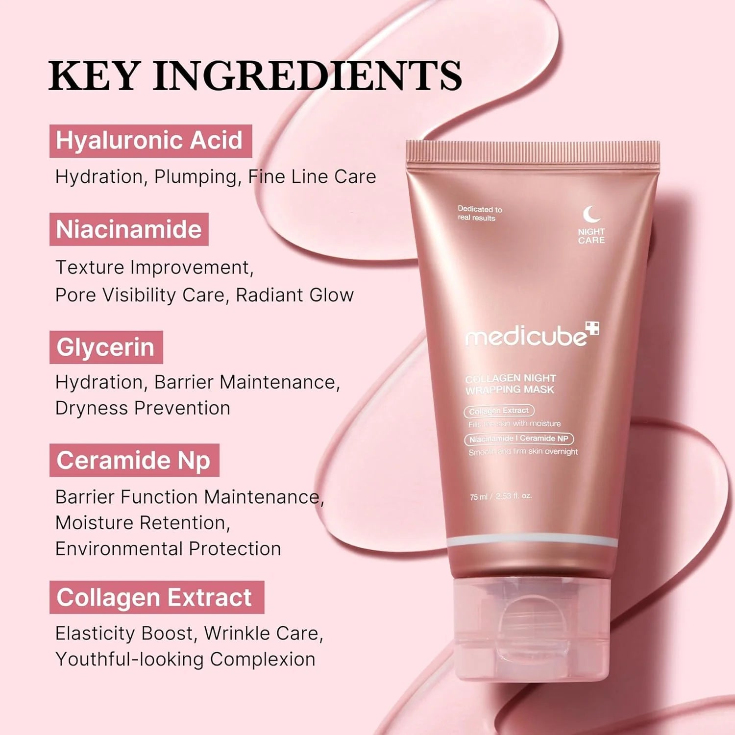 Medicube Collagen Night Wrapping Mask 75ml - MANSH