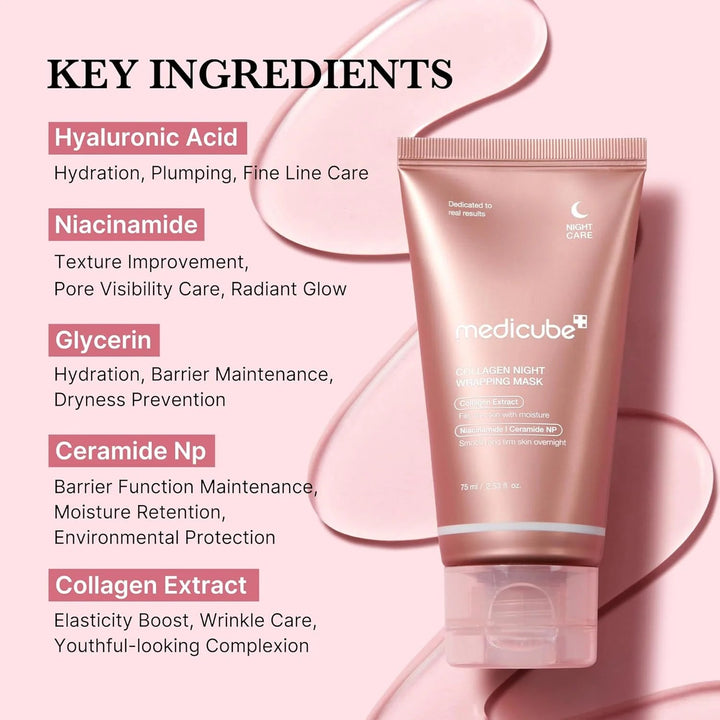 Medicube Collagen Night Wrapping Mask 75ml - MANSH