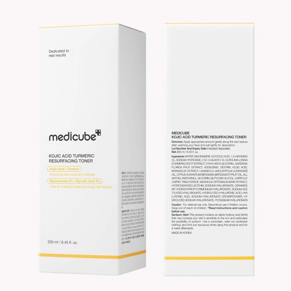 Medicube Kojic Acid Turmeric Resurfacing Toner 250ml - MANSH